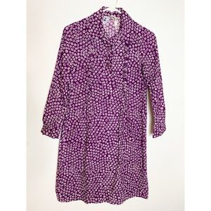 Marimekko Finland Vintage Purple Floral Dress